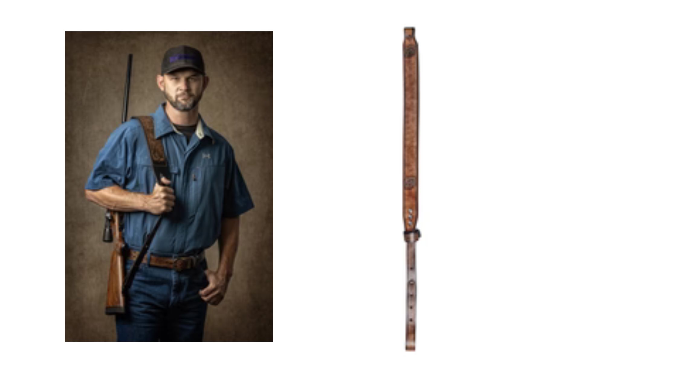 Handmade Custom Leather Gun Slings